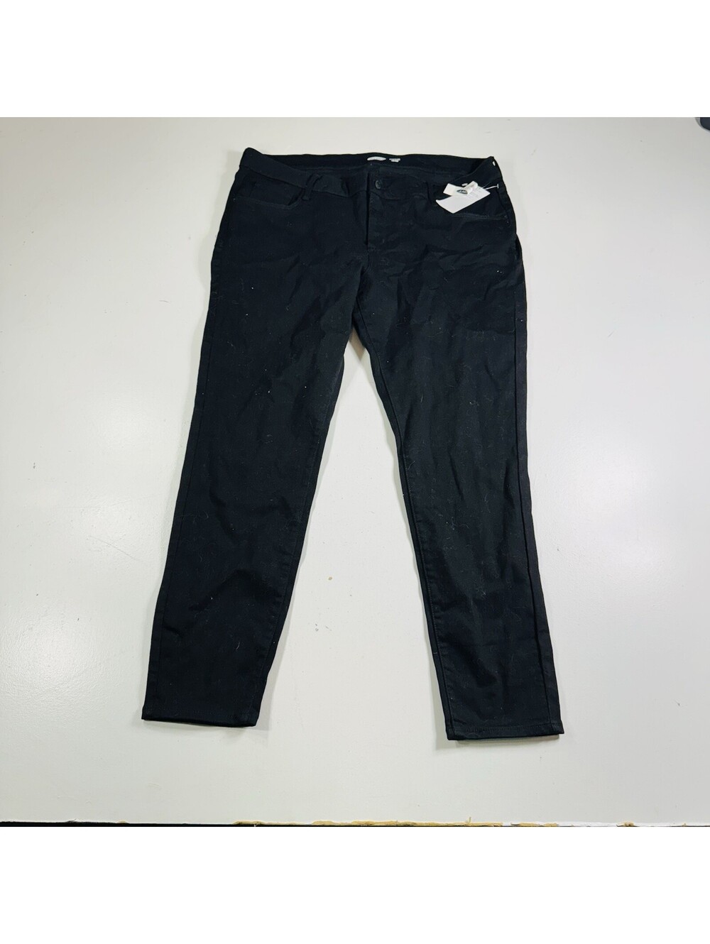 Old Navy Rockstar Super Skinny Jeans Black Stretch Women’s Size 18 Brand New